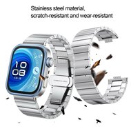 Edles Edelstahl-Gliederarmband - Silber - Huawei Watch Fit 5 / 4 / 3