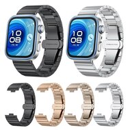 Edles Edelstahl-Gliederarmband - Silber - Huawei Watch Fit 5 / 4 / 3
