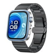 Edles Edelstahl-Gliederarmband - Schwarz - Huawei Watch Fit 5 / 4 / 3