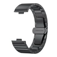 Edles Edelstahl-Gliederarmband - Schwarz - Huawei Watch Fit 5 / 4 / 3