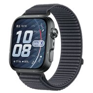 Geripptes Nylonarmband - Dunkelgrau - Huawei Watch Fit 5 / 4 / 3