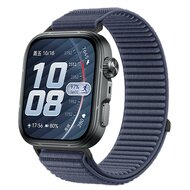 Geripptes Nylonarmband - Denimblau - Huawei Watch Fit 5 / 4 / 3