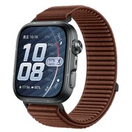 Geripptes Nylonarmband - Braun - Huawei Watch Fit 5 / 4 / 3