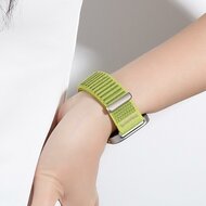 Geripptes Nylonarmband - Hellblau - Huawei Watch Fit 5 / 4 / 3