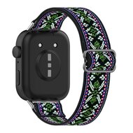 Elastisches Nylonband - Bohemian gr&uuml;n - Huawei Watch Fit 3 / Fit 4