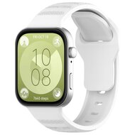 Silikon Outdoor-Band - Wei&szlig; - Huawei Watch Fit 3 / Fit 4
