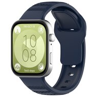 Silikon Outdoor-Band - Dunkelblau - Huawei Watch Fit 3 / Fit 4