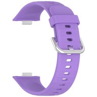 Silikonband mit Dornschlie&szlig;e - Lila - Huawei Watch Fit 3 / Fit 4