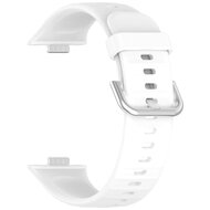 Silikonband mit Dornschlie&szlig;e - Wei&szlig; - Huawei Watch Fit 3 / Fit 4