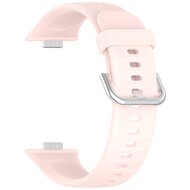 Silikonband mit Dornschlie&szlig;e - Hellrosa - Huawei Watch Fit 3 / Fit 4