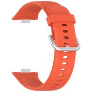 Silikonband mit Dornschlie&szlig;e - Orange - Huawei Watch Fit 3 / Fit 4