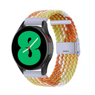 Huawei Watch 5 - 42mm - Geflochtenes Nylonarmband - Gelb/Orange