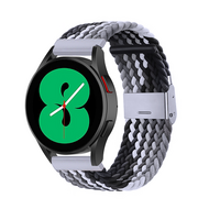 Huawei Watch 5 - 42mm - Geflochtenes Nylonarmband - Grau / Schwarz