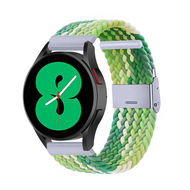 Huawei Watch 5 - 42mm - Geflochtenes Nylonarmband - Gr&uuml;n / Hellgr&uuml;n