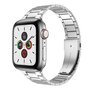 Stahlgliederarmband - Silber - Geeignet f&uuml;r Apple Watch 38mm / 40mm / 41mm