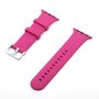 Gummi-Sportarmband mit Schnalle - Pink - Geeignet f&uuml;r Apple Watch 38mm / 40mm / 41mm
