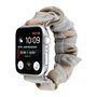 Elastisches Armband - Khaki / Hellblau - Geeignet f&uuml;r Apple Watch 38mm / 40mm / 41mm