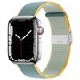 Nylonband mit Clipverschluss - Teal - Geeignet f&uuml;r Apple Watch 42mm / 44mm / 45mm / 49mm