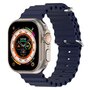 Armband Ocean - Marineblau - Geeignet f&uuml;r Apple Watch 42mm / 44mm / 45mm / 49mm