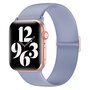 Elastisches Solo Loop Armband - Lavendel - Geeignet f&uuml;r Apple Watch 42mm / 44mm / 45mm / 49mm