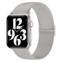 Elastisches Solo Loop Armband - Grau - Geeignet f&uuml;r Apple Watch 42mm / 44mm / 45mm / 49mm