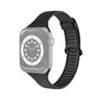 TPU Slim Fit Armband - Schwarz - Geeignet f&uuml;r Apple Watch 42mm / 44mm / 45mm / 49mm
