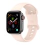 Silikon-Sportband - Sand Pink - Gr&ouml;&szlig;e: M/L - Geeignet f&uuml;r Apple Watch 42mm / 44mm / 45mm / 49mm