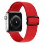 Solo Loop Nylonband - Rot - Geeignet f&uuml;r Apple Watch 42mm / 44mm / 45mm / 49mm