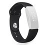 Fitbit Inspire 1 / HR / Ace 2 Silikonband - Gr&ouml;&szlig;e: Gro&szlig; - Schwarz