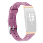 Fitbit Inspire 1 / HR / Ace 2 Canvas Armband - Gr&ouml;&szlig;e: Klein - Lila