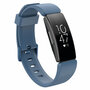 Fitbit Inspire 1 / HR / Ace 2 Silikonband mit Schnalle - Gr&ouml;&szlig;e: Large - Denim