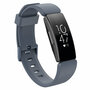 Fitbit Inspire 1 / HR / Ace 2 Silikonband mit Schnalle - Gr&ouml;&szlig;e: Large - grau
