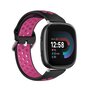 Fitbit Versa 3 &amp; 4 / Sense 1 &amp; 2 - Sport Edition - Gro&szlig; - Schwarz + Rosa