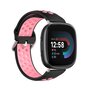 Fitbit Versa 3 &amp; 4 / Sense 1 &amp; 2 - Sport Edition - Gro&szlig; - Schwarz + Rosa