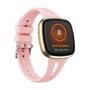 Fitbit Versa 3 &amp; 4 / Sense 1 &amp; 2 - Sportband Teardrop-Design - Gro&szlig; - Pink