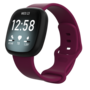 Fitbit Versa 3 &amp; 4 / Sense 1 &amp; 2 Sportarmband - Weinrot - Gr&ouml;&szlig;e: M/L