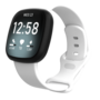 Fitbit Versa 3 &amp; 4 / Sense 1 &amp; 2 Sportarmband - Wei&szlig; - Gr&ouml;&szlig;e: M/L