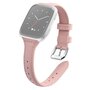 Fitbit Versa 1 / 2 &amp; Lite Armband TPU Leder - Hellrosa