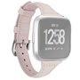 Fitbit Versa 1 / 2 &amp; Lite Armband TPU Leder - Soft rosa