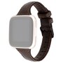 Fitbit Versa 1 / 2 &amp; Lite Lederband - Dunkelbraun