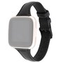 Fitbit Versa 1 / 2 &amp; Lite Lederband - Schwarz