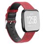 Fitbit Versa 1 / 2 &amp; Lite Canvas Denim Armband - Rot
