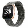 Canvas Band Fitbit Versa 1 / 2 &amp; Lite- Grau