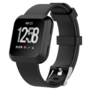 Fitbit Versa 1 / 2 &amp; Lite Gummi-Sportband - Schwarz