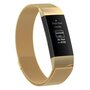 Fitbit Charge 3 &amp; 4 milanaise Armband - Gr&ouml;&szlig;e: Gro&szlig; - Gold