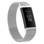 Fitbit Charge 3 &amp; 4 milanaise Armband - Gr&ouml;&szlig;e: Klein - Silber