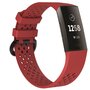 Fitbit Charge 3 &amp; 4 Sportband - Gr&ouml;&szlig;e: Gro&szlig; - Rot