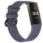 Fitbit Charge 3 &amp; 4 Sportband - Gr&ouml;&szlig;e: Gro&szlig; - Grau/Lila