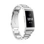 Fitbit Charge 3 &amp; 4 Metallband - Silber