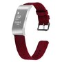 Fitbit Charge 2 Canvas-Armband - Gr&ouml;&szlig;e: Gro&szlig; - Rot
